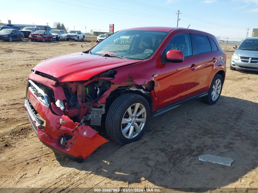 2014 Mitsubishi Outlander Sport Es VIN: 4A4AR3AU2EE010951 Lot: 38887963