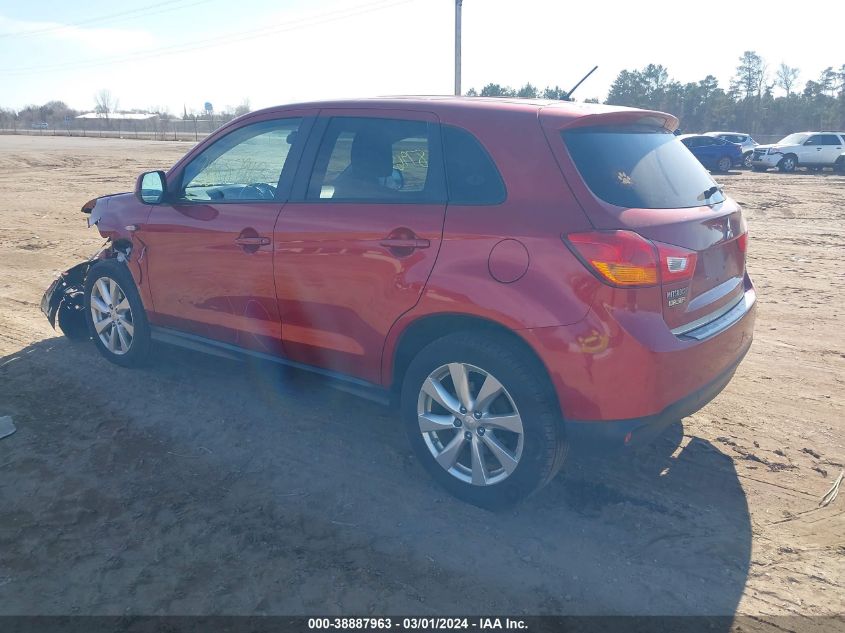 2014 Mitsubishi Outlander Sport Es VIN: 4A4AR3AU2EE010951 Lot: 38887963