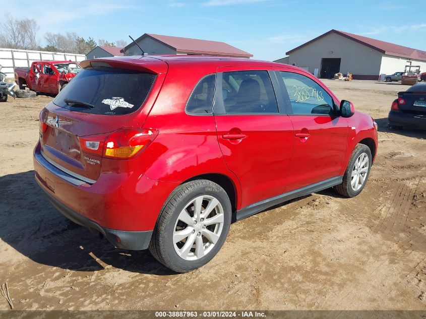 2014 Mitsubishi Outlander Sport Es VIN: 4A4AR3AU2EE010951 Lot: 38887963