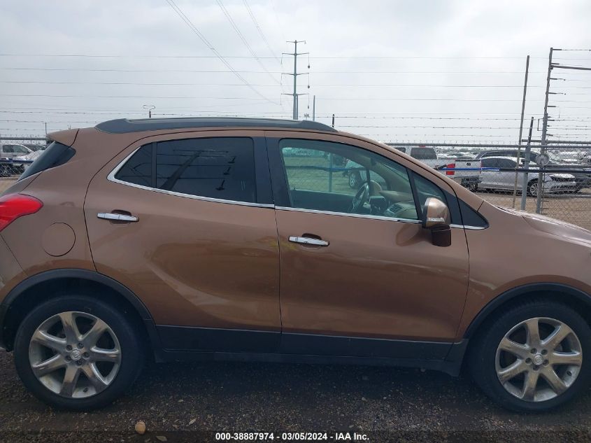 2016 Buick Encore Leather VIN: KL4CJCSBXGB591151 Lot: 38887974