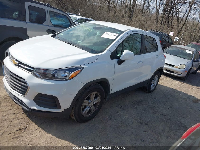 VIN 3GNCJKSB7LL267316 2020 CHEVROLET TRAX FWD LS