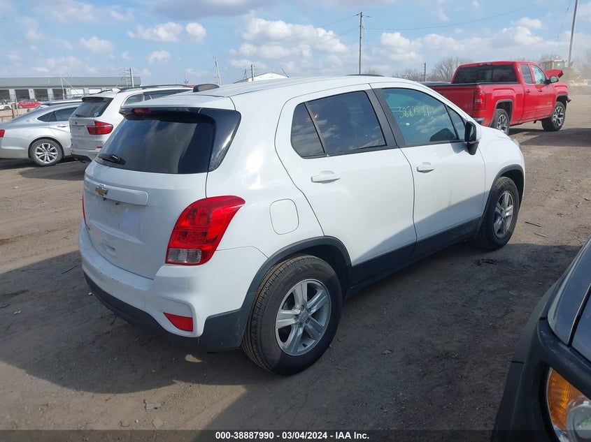 VIN 3GNCJKSB7LL267316 2020 CHEVROLET TRAX FWD LS