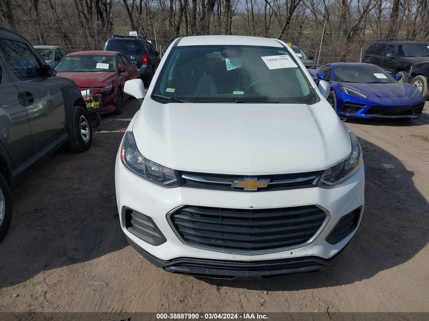 VIN 3GNCJKSB7LL267316 2020 CHEVROLET TRAX FWD LS