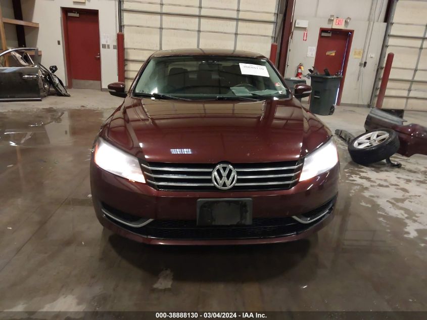 2013 Volkswagen Passat 2.5L Se VIN: 1VWBH7A33DC018075 Lot: 38888130