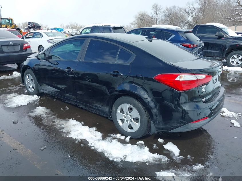 2016 Kia Forte Lx VIN: KNAFK4A67G5615914 Lot: 38888242