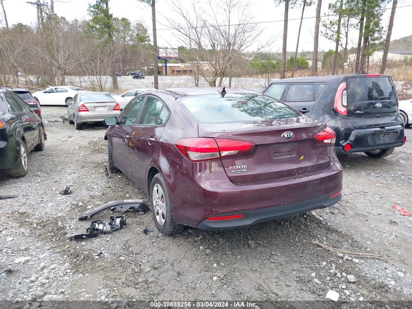 VIN 3KPFK4A71HE098191 2017 KIA FORTE LX