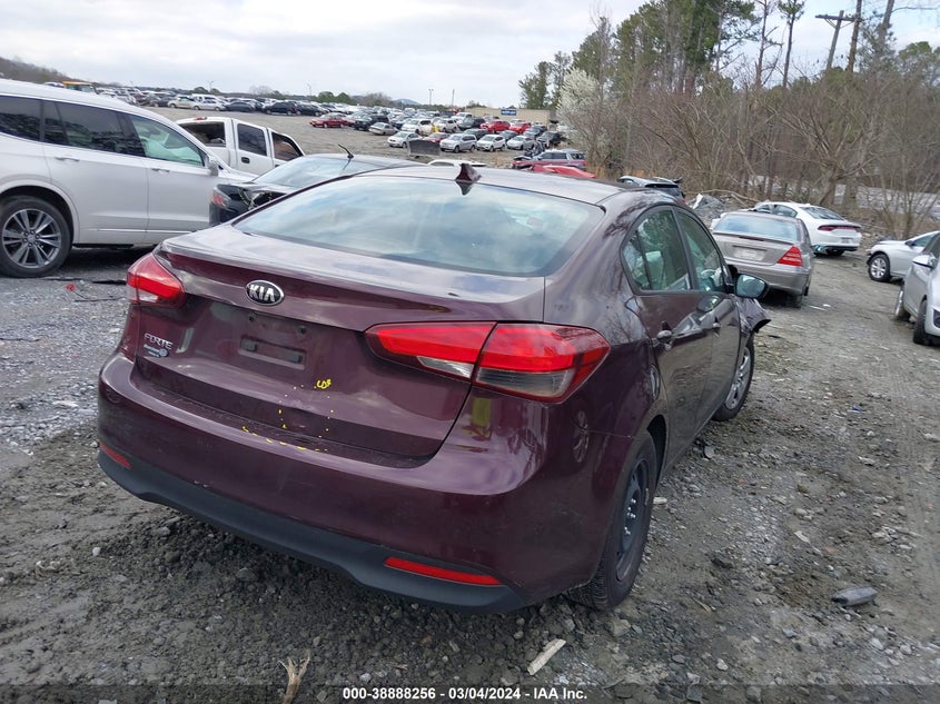VIN 3KPFK4A71HE098191 2017 KIA FORTE LX