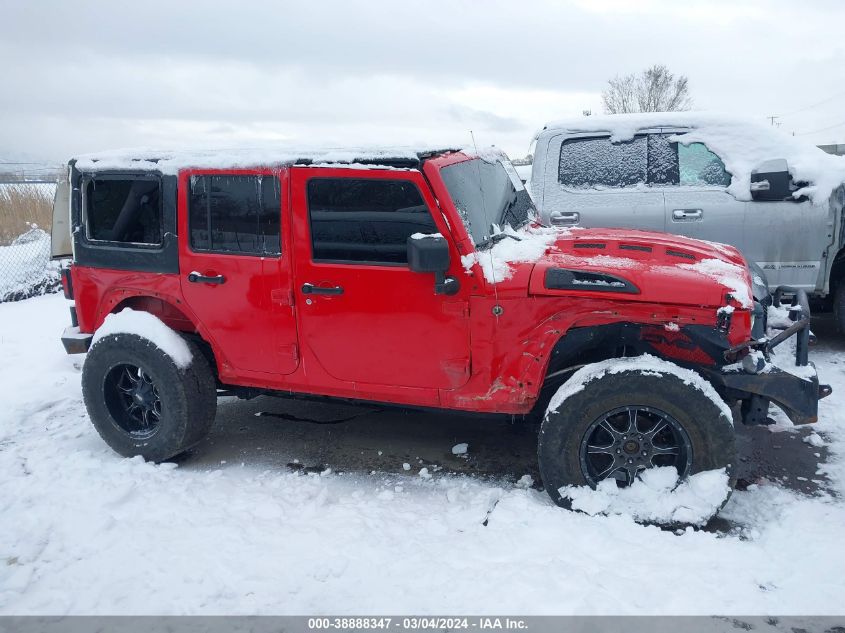 2014 Jeep Wrangler Unlimited Sport VIN: 1C4BJWDG9EL102516 Lot: 38888347