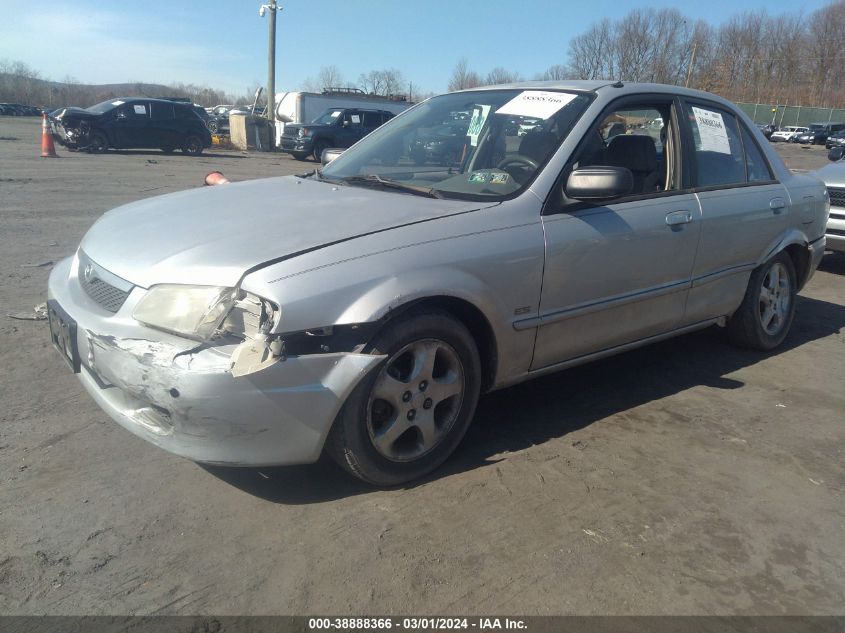 2000 Mazda Protege Es VIN: JM1BJ2217Y0290952 Lot: 38888366