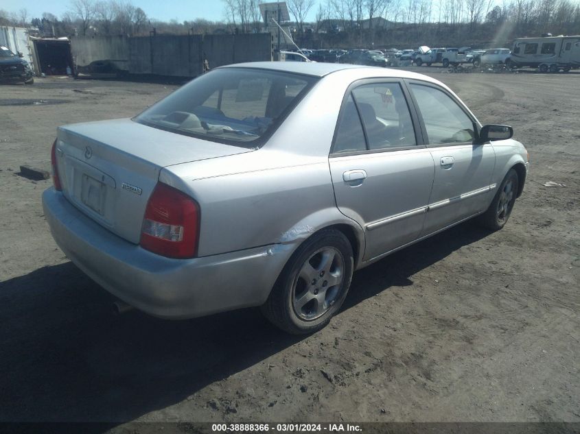 2000 Mazda Protege Es VIN: JM1BJ2217Y0290952 Lot: 38888366