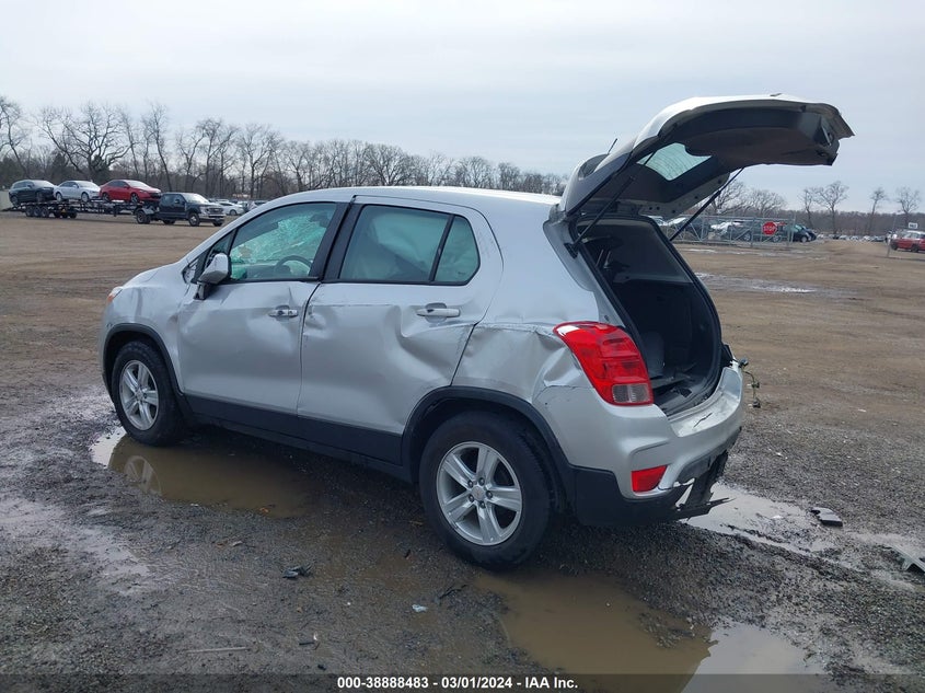 VIN KL7CJKSB5LB039113 2020 CHEVROLET TRAX FWD LS