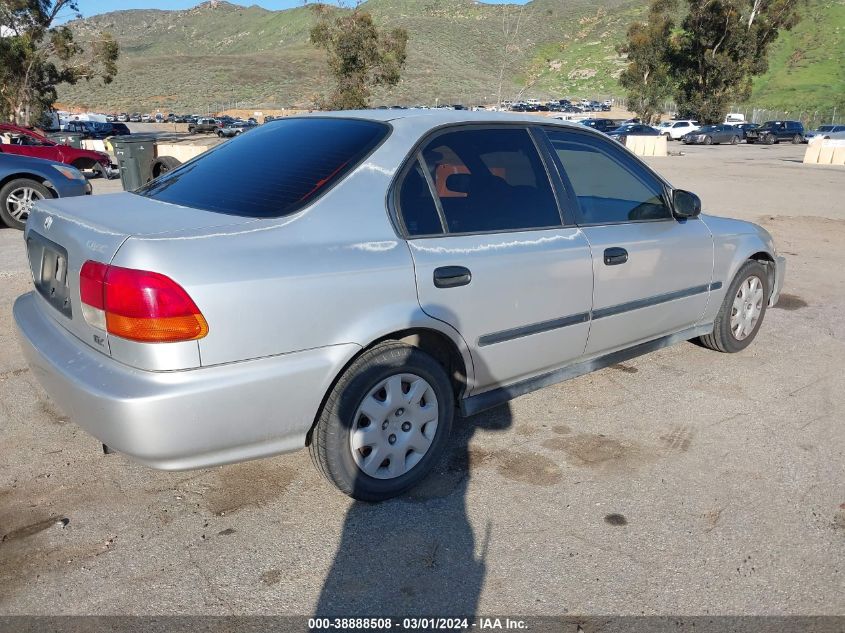 1998 Honda Civic Dx VIN: 2HGEJ6528WH575064 Lot: 38888508