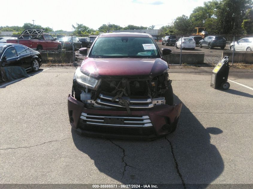 2017 Toyota Highlander Le VIN: 5TDZARFH1HS030459 Lot: 38888571