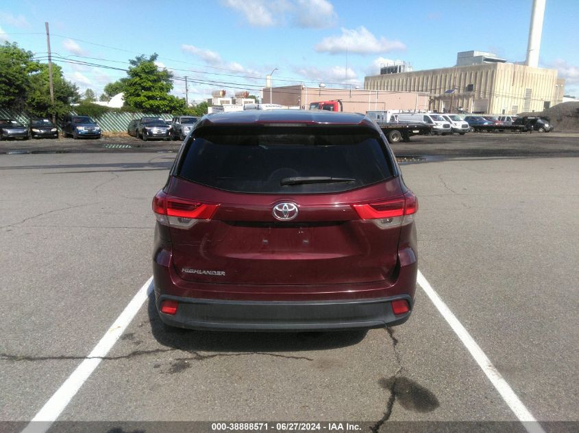 2017 Toyota Highlander Le VIN: 5TDZARFH1HS030459 Lot: 38888571