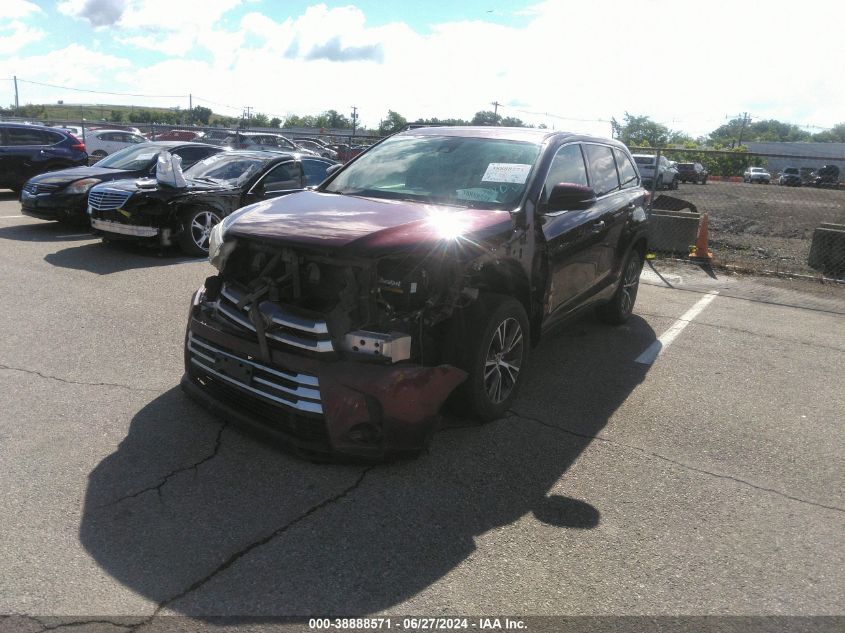 2017 Toyota Highlander Le VIN: 5TDZARFH1HS030459 Lot: 38888571