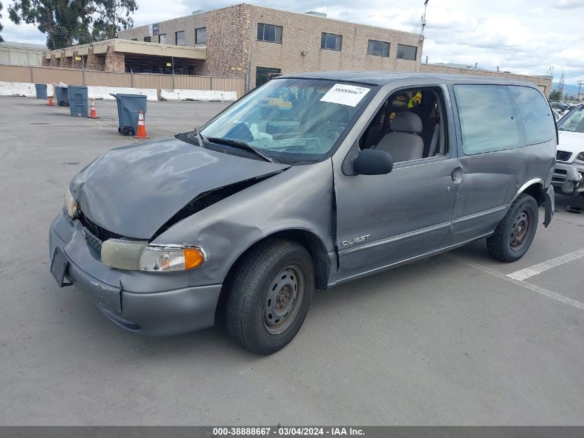 1996 Nissan Quest Xe/Gxe VIN: 4N2DN11W1TD822795 Lot: 38888667