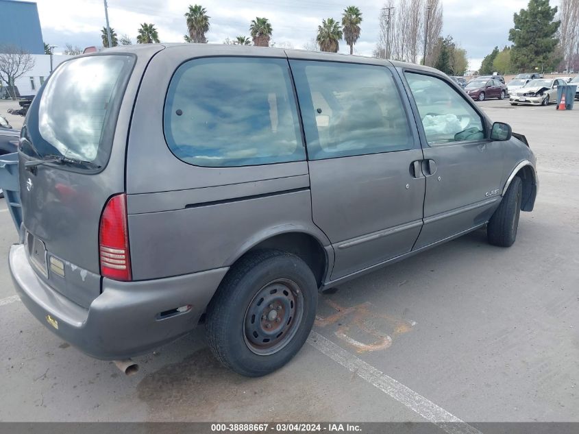 1996 Nissan Quest Xe/Gxe VIN: 4N2DN11W1TD822795 Lot: 38888667