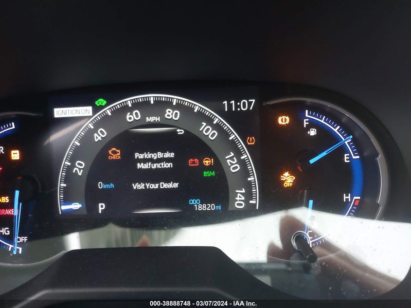 VIN 4T3RWRFV9PU090056 2023 TOYOTA RAV4 XLE HYBRID