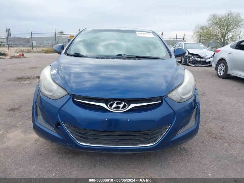 2014 Hyundai Elantra Se VIN: KMHDH4AE8EU101410 Lot: 38888818