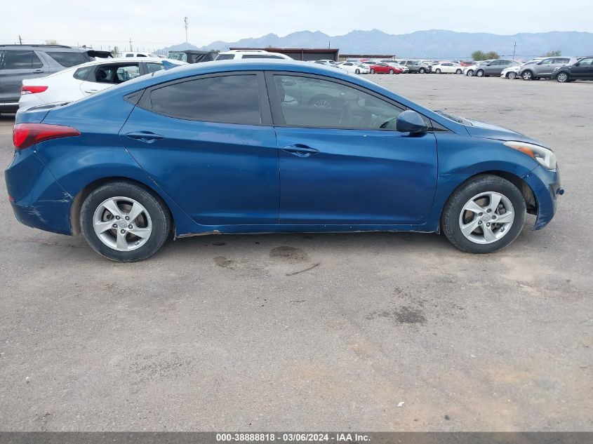 2014 Hyundai Elantra Se VIN: KMHDH4AE8EU101410 Lot: 38888818