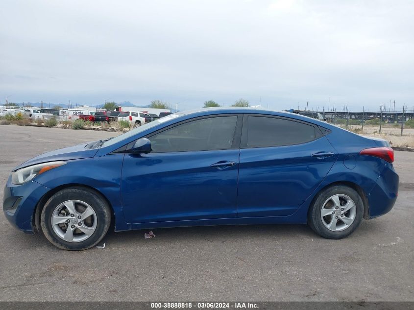 2014 Hyundai Elantra Se VIN: KMHDH4AE8EU101410 Lot: 38888818