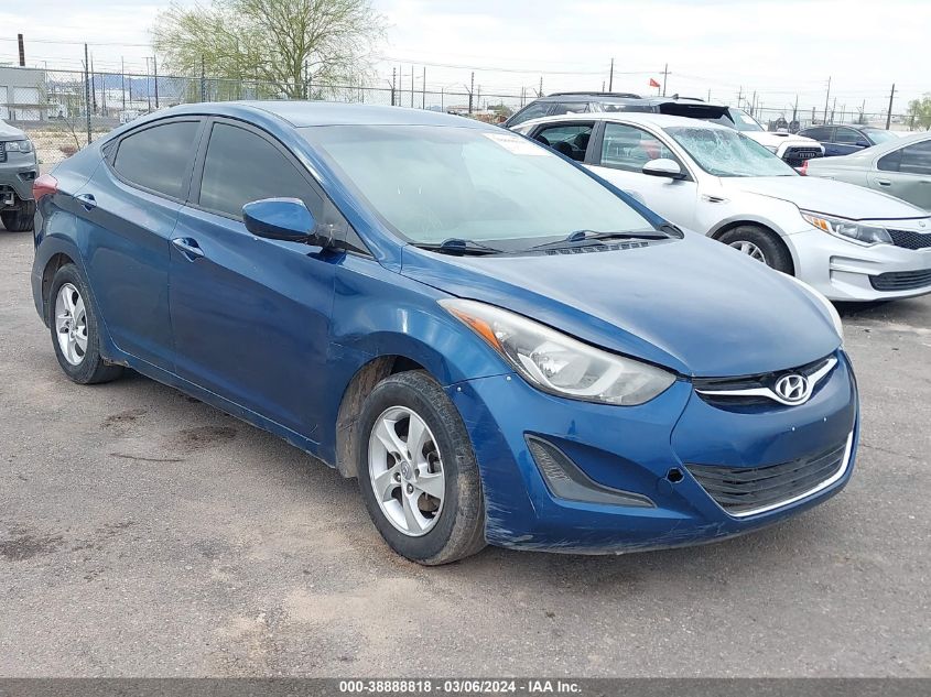 2014 Hyundai Elantra Se VIN: KMHDH4AE8EU101410 Lot: 38888818