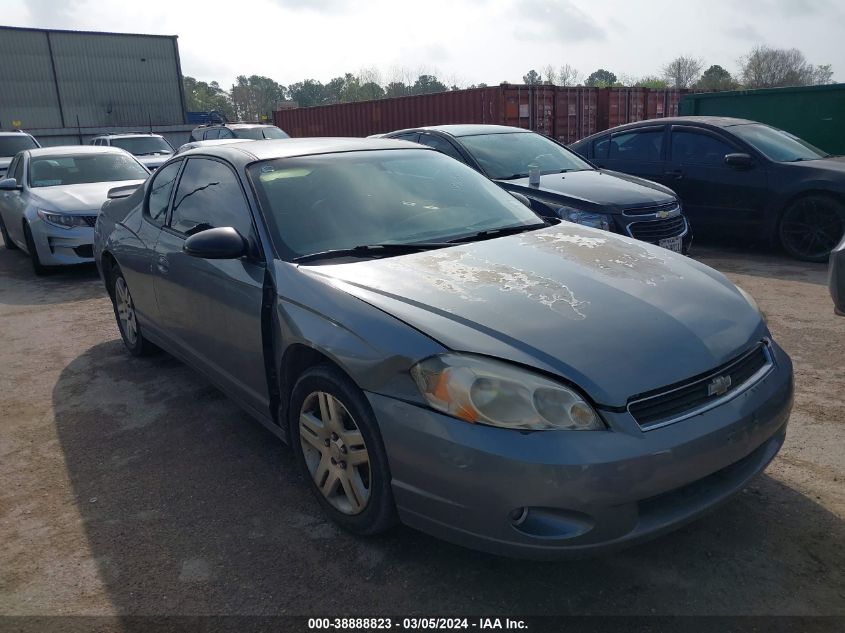 2006 Chevrolet Monte Carlo Lt VIN: 2G1WK151169215258 Lot: 38888823