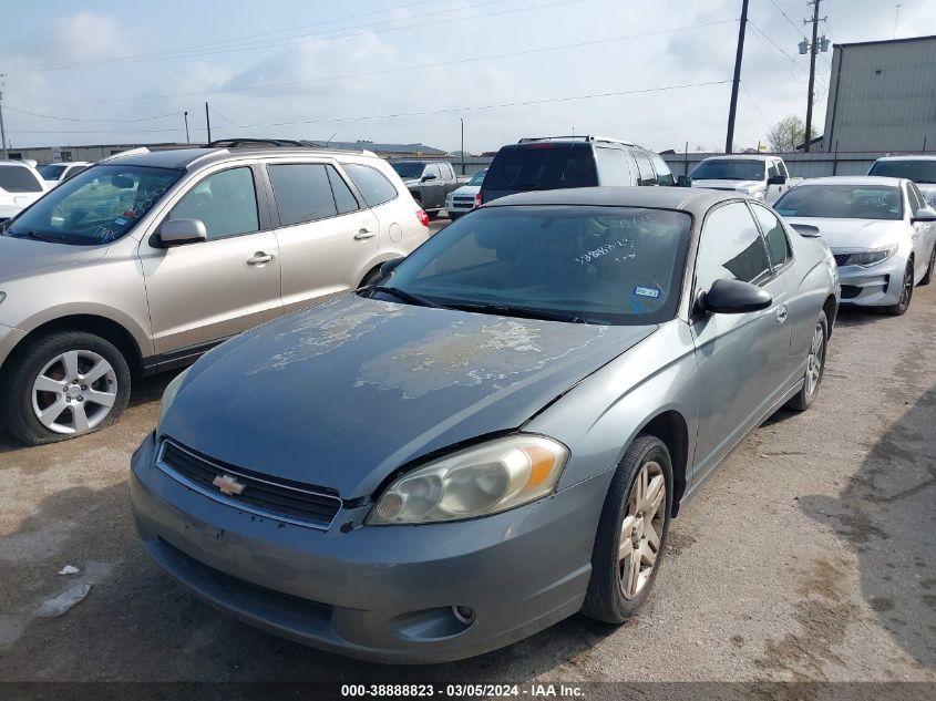 2006 Chevrolet Monte Carlo Lt VIN: 2G1WK151169215258 Lot: 38888823