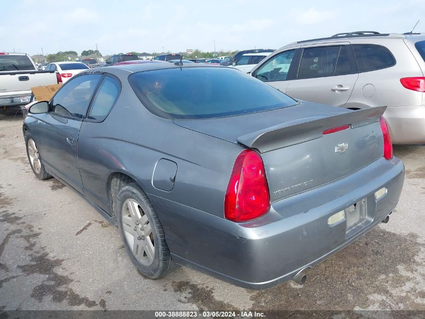 2006 Chevrolet Monte Carlo Lt VIN: 2G1WK151169215258 Lot: 38888823