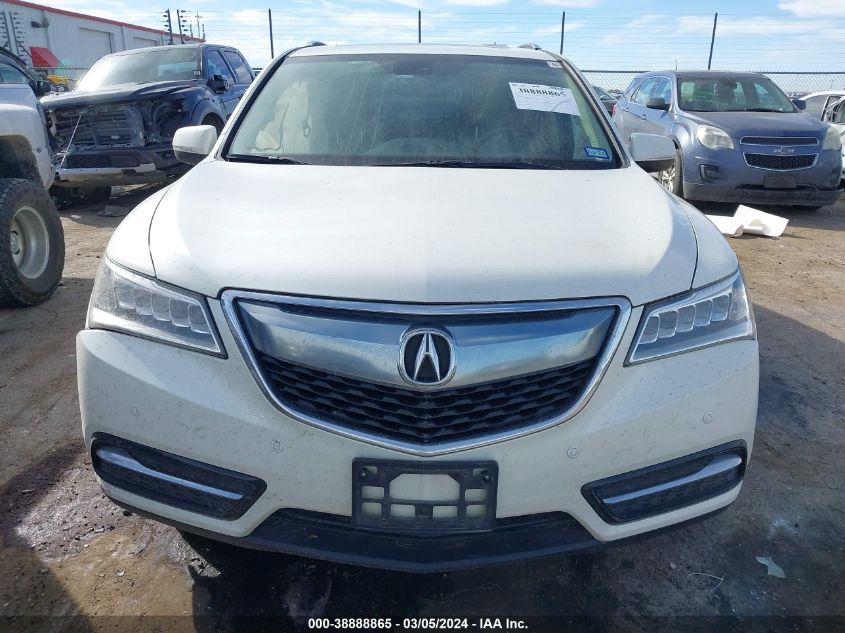 2014 Acura Mdx Advance Pkg W/Entertainment Pkg VIN: 5FRYD3H84EB017443 Lot: 38888865