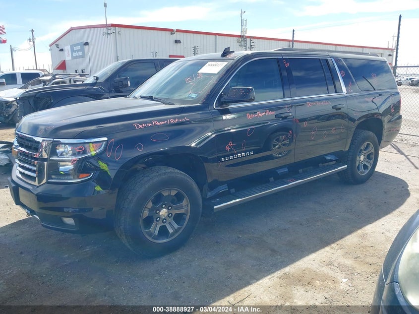 2015 CHEVROLET SUBURBAN 1500 K1500 LT - 1GNSKJKC1FR707328