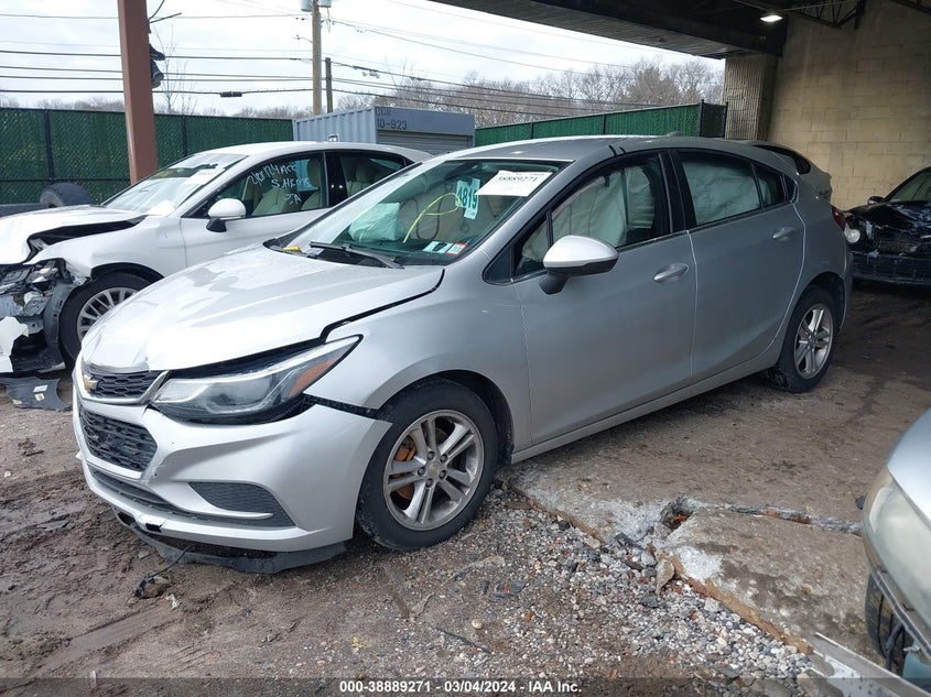 VIN 3G1BE6SM5JS611996 2018 CHEVROLET CRUZE LT