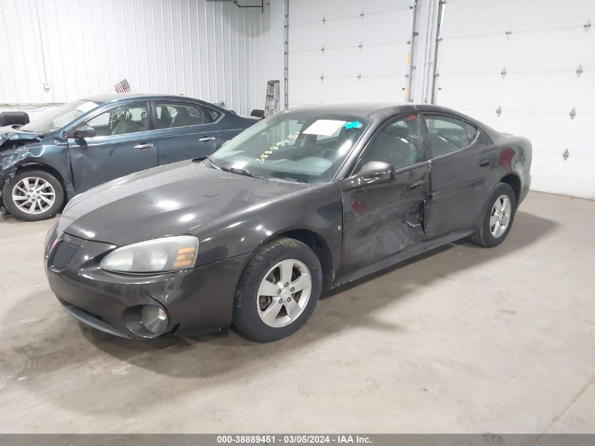 2008 Pontiac Grand Prix VIN: 2G2WP552681127708 Lot: 38889451