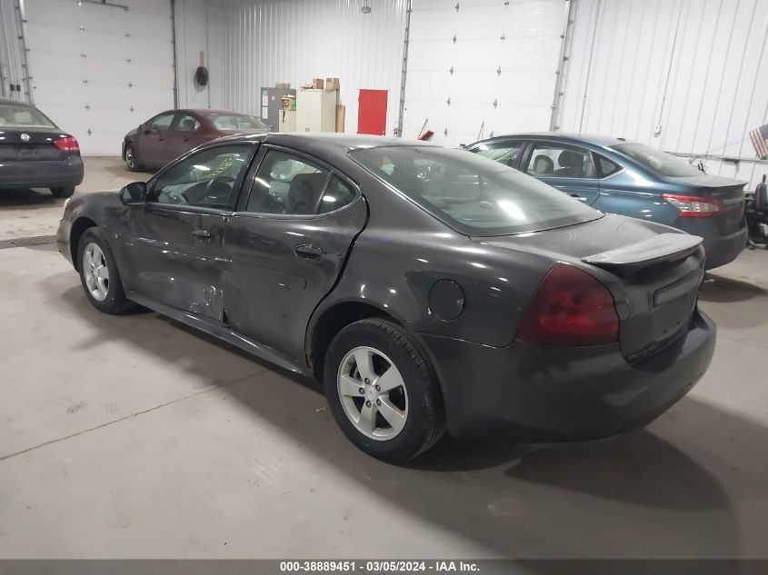 2008 Pontiac Grand Prix VIN: 2G2WP552681127708 Lot: 38889451