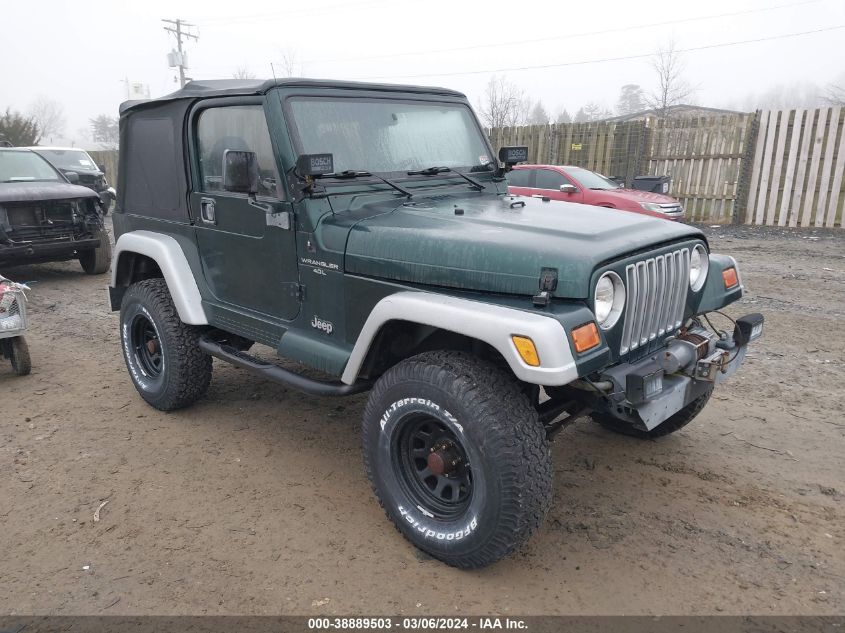 2000 Jeep Wrangler Sahara VIN: 1J4FA59S7YP750730 Lot: 38889503