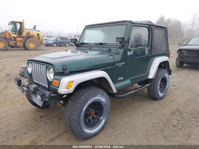 2000 Jeep Wrangler Sahara VIN: 1J4FA59S7YP750730 Lot: 38889503