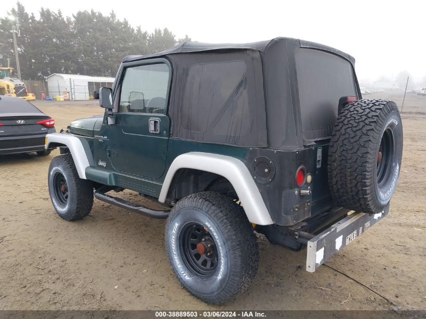 2000 Jeep Wrangler Sahara VIN: 1J4FA59S7YP750730 Lot: 38889503