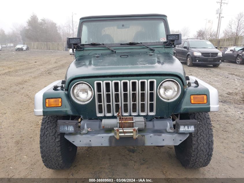 2000 Jeep Wrangler Sahara VIN: 1J4FA59S7YP750730 Lot: 38889503