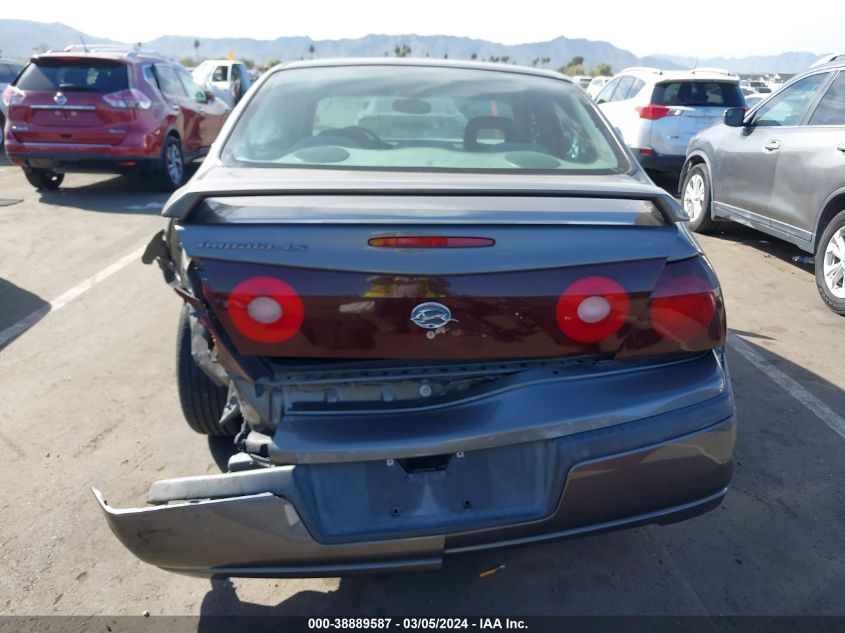 2002 Chevrolet Impala Ls VIN: 2G1WH55K829335406 Lot: 38889587