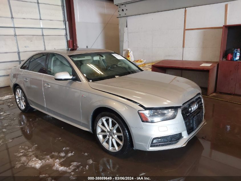 2014 AUDI A4 2.0T PREMIUM - WAUFFAFL3EN042394