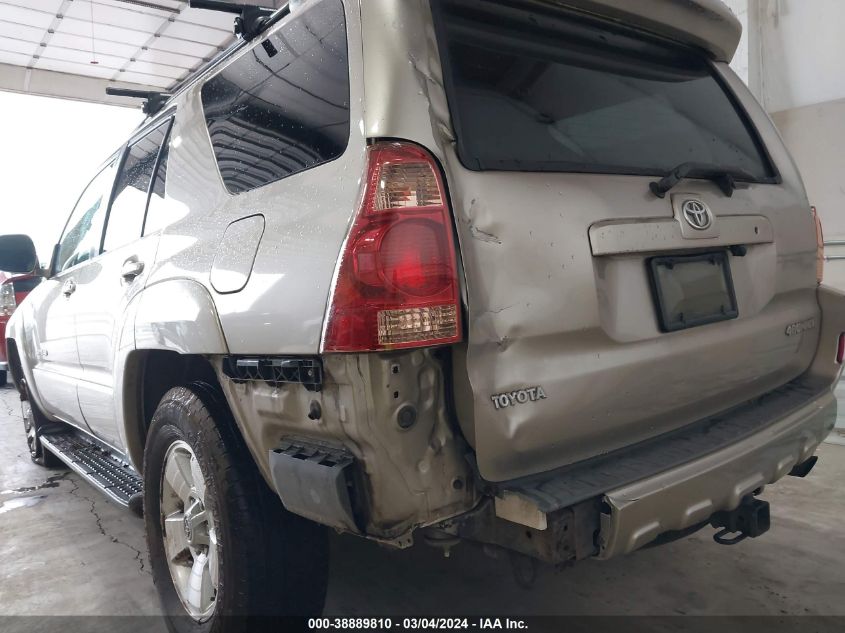 2005 Toyota 4Runner Limited V6 VIN: JTEBU17R158043421 Lot: 38889810