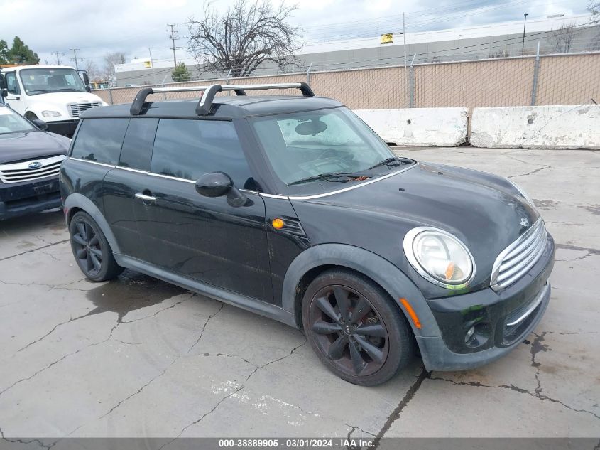 2012 Mini Cooper Clubman VIN: WMWZF3C52CT267722 Lot: 38889905