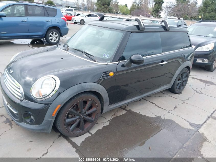 2012 Mini Cooper Clubman VIN: WMWZF3C52CT267722 Lot: 38889905