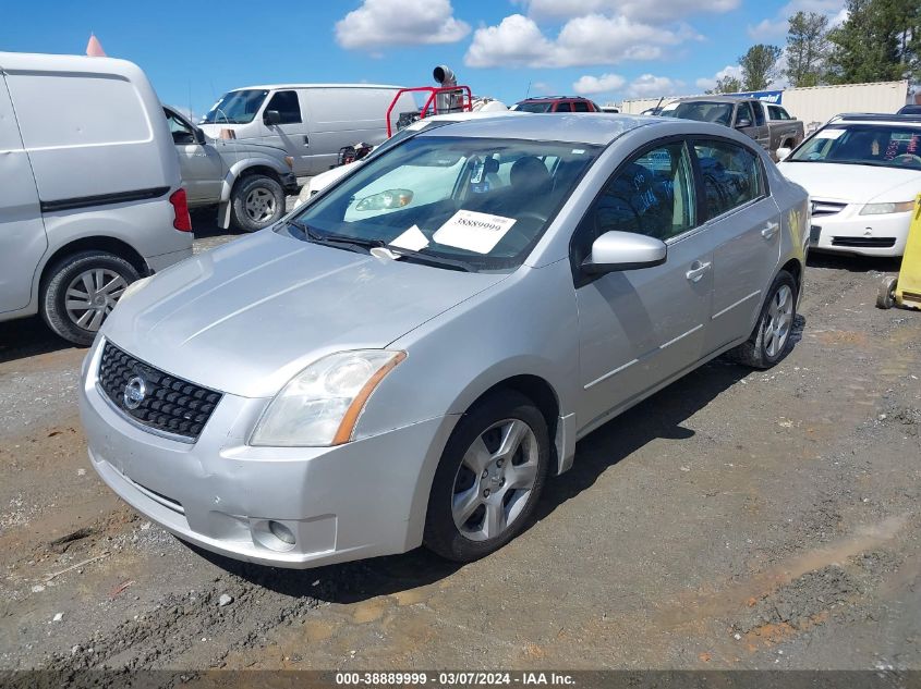 2008 Nissan Sentra 2.0S VIN: 3N1AB61E48L648129 Lot: 40308029