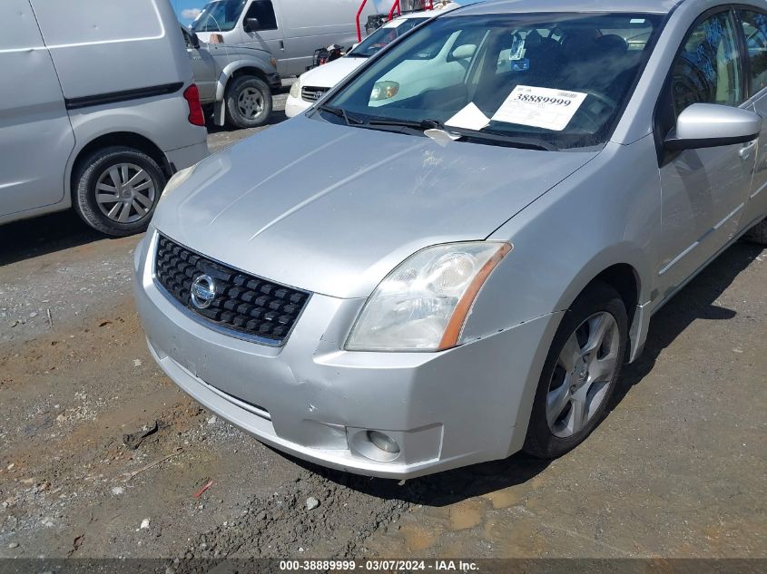 2008 Nissan Sentra 2.0S VIN: 3N1AB61E48L648129 Lot: 40308029