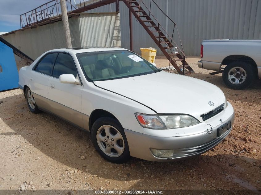 1998 Lexus Es 300 VIN: JT8BF28G3W5051118 Lot: 38890312