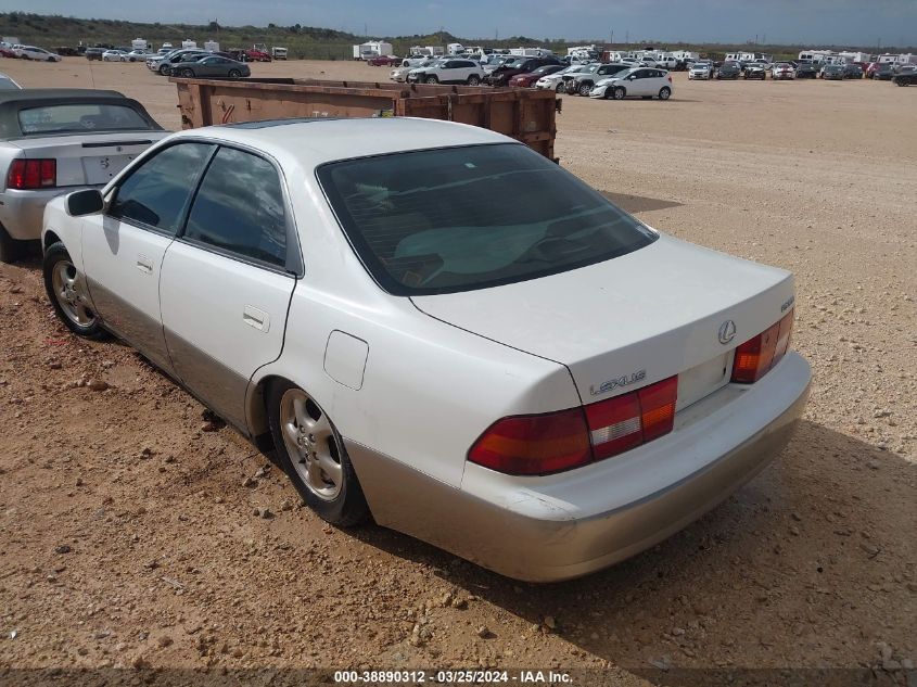 1998 Lexus Es 300 VIN: JT8BF28G3W5051118 Lot: 38890312