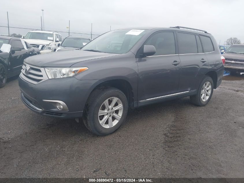 2013 TOYOTA HIGHLANDER BASE PLUS - 5TDZA3EH7DS031687