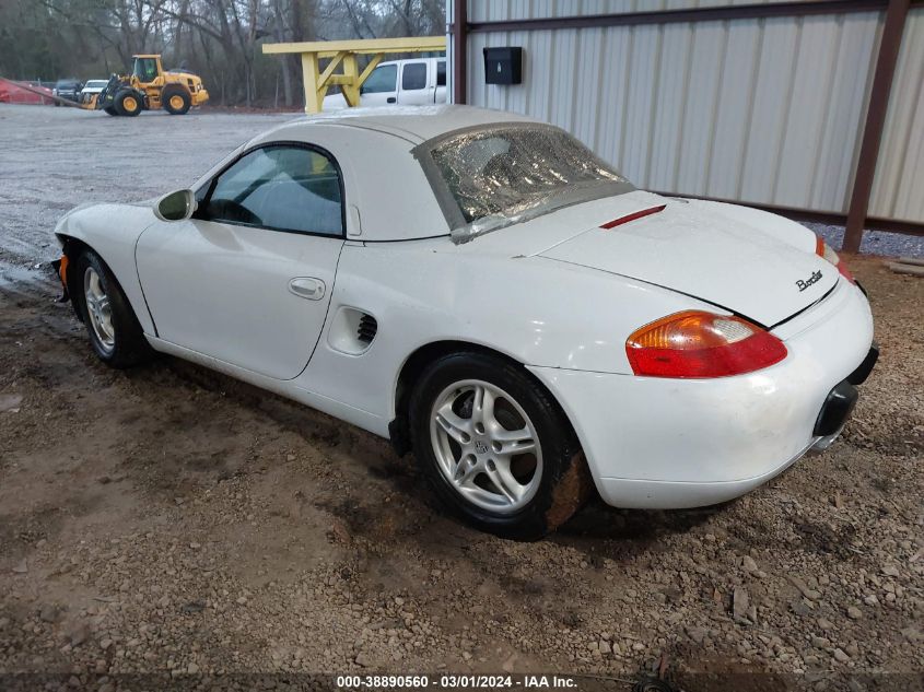 1998 Porsche Boxster VIN: WP0CA2987WS620551 Lot: 38890560