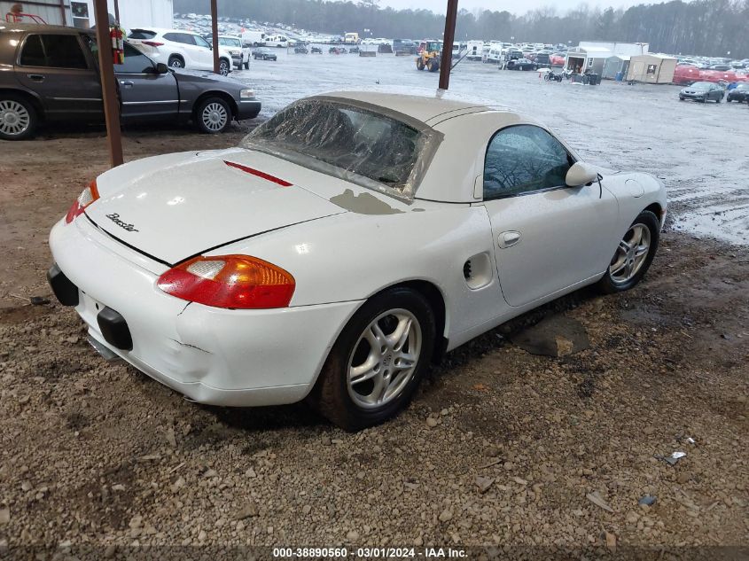 1998 Porsche Boxster VIN: WP0CA2987WS620551 Lot: 38890560